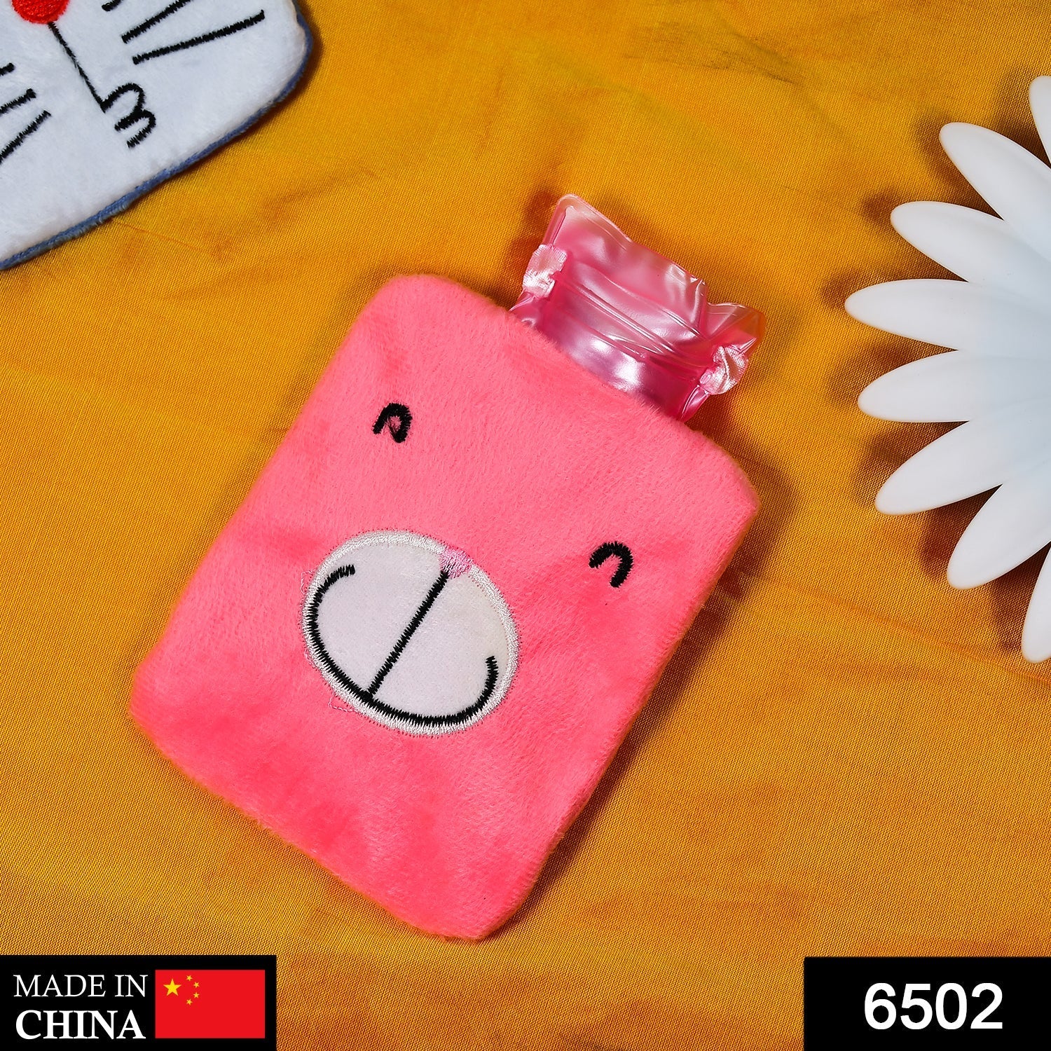 Pink small Hot Water Bag with Cover for Pain Relief, Neck, Shoulder Pain and Hand, Feet Warmer, Menstrual Cramps. Pink small Hot Water Bag with Cover for Pain Relief, Neck, Shoulder Pain and Hand, Feet Warmer, Menstrual Cramps.